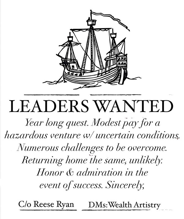 leaders wanted